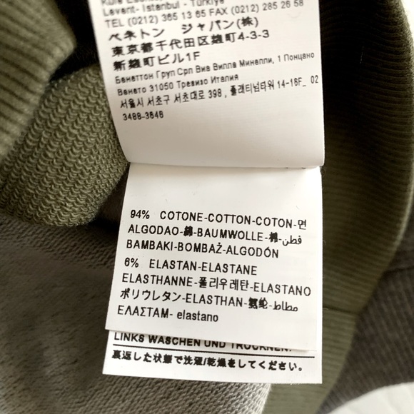 United Colors of Benetton Boys Colorblocked Sweatshirt (NEW) - Picture 6 of 6